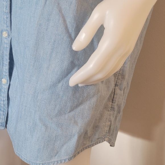 OLD NAVY DENIM DRESS LARGE - Picture 7 of 9